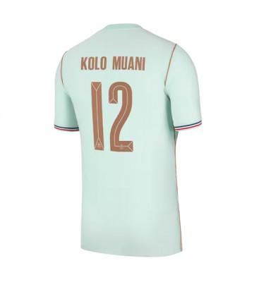 Frankrike Randal Kolo Muani #12 Bortatröja VM 2026 Kortärmad